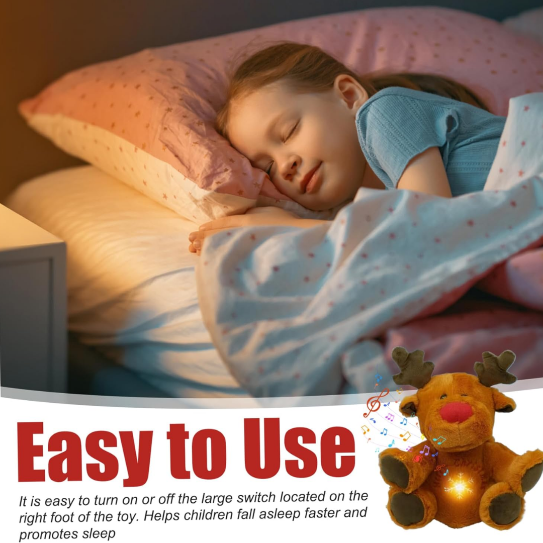 Reno de Peluche con Respiración