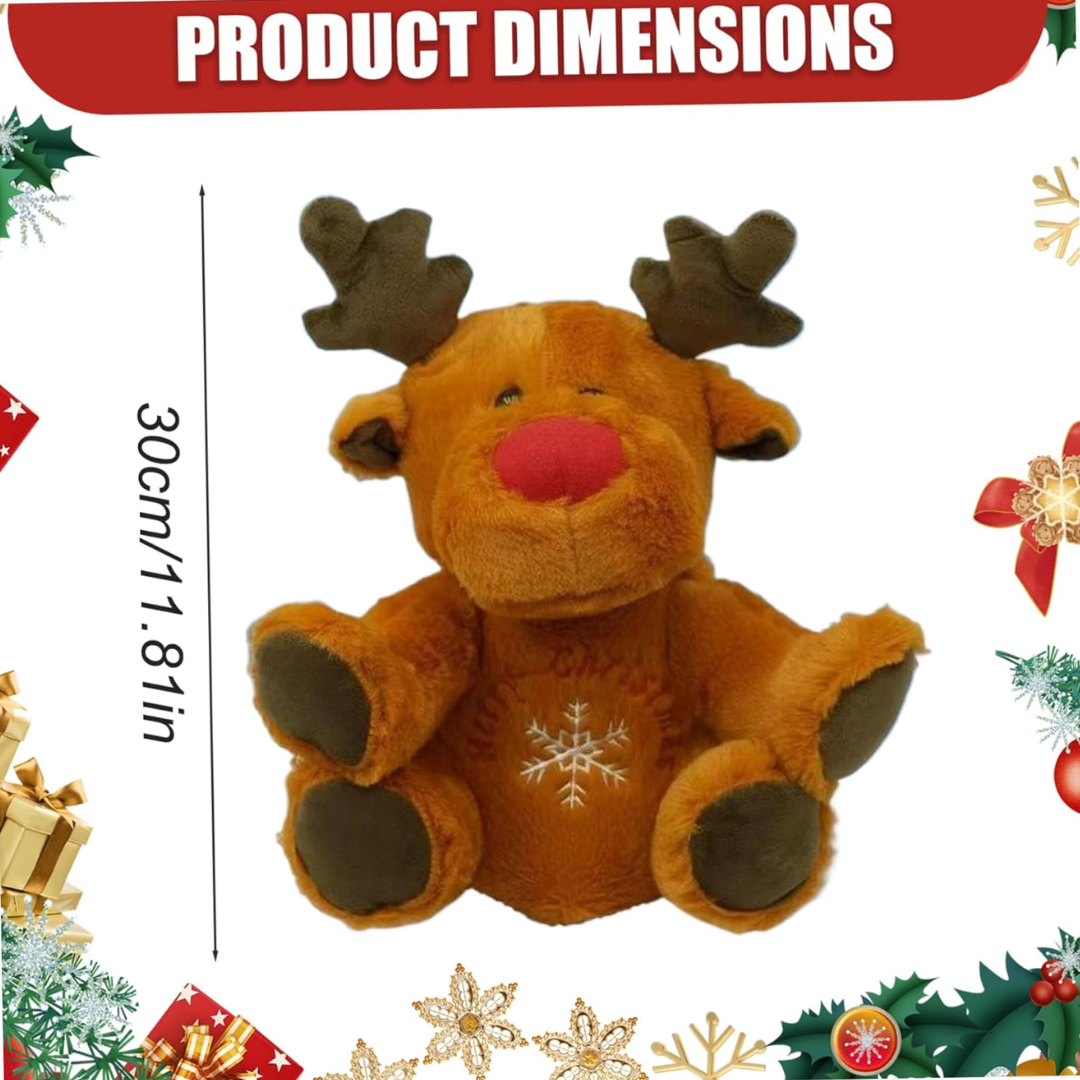 Reno de Peluche con Respiración